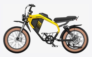 E-Bike X5 Max in Gelb