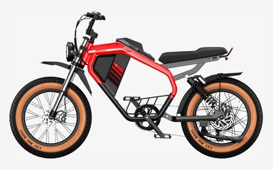 E-Bike X5 Max in Rot